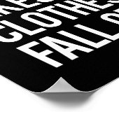 Tequila maakt mijn kleding Herfst uit Poster (Hoek)