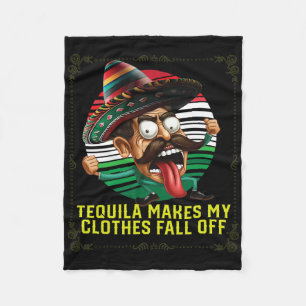 Tequila maakt mijn kleren Herfst van alcoholische Fleece Deken