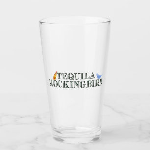 Tequila Mockingbird Funny Literary Pun Word Play Glas