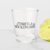 Tequila Mockingbird Literary Humor Shot Glas (Voorkant)