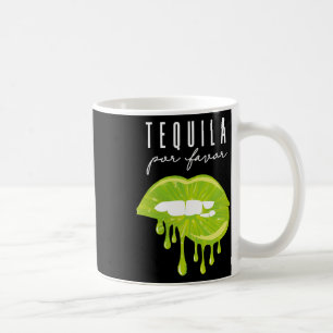 Tequila Por Favor Limoen Lips Adult Drink Cinco Koffiemok