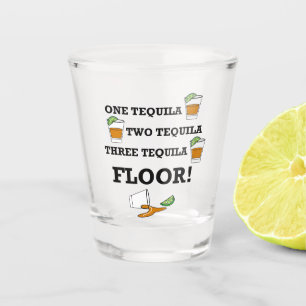 Tequila-scheerglas met Limoen-glasscherf Shot Glas