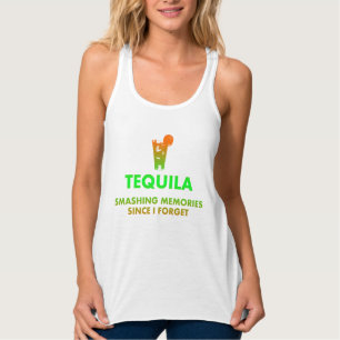 Tequila Smashing Memories Flowy Racerback Tanktop