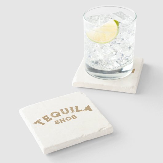 Tequila Snob Stone Onderzetter (Zijkant)