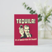 Tequila: Speciaal soort stuiter Briefkaart (Staand voorkant)