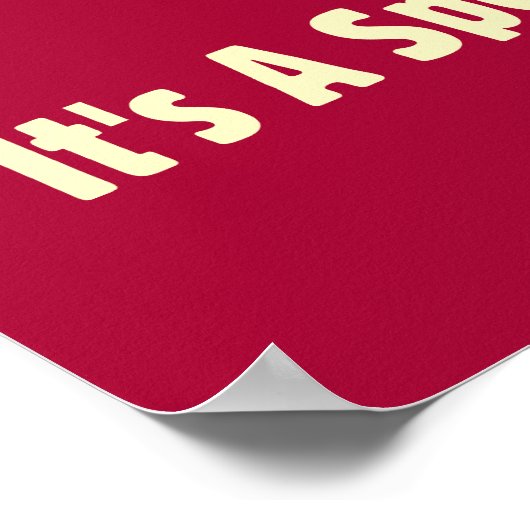 Tequila: Speciaal soort stuiter Poster (Hoek)