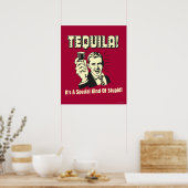 Tequila: Speciaal soort stuiter Poster (Keuken)