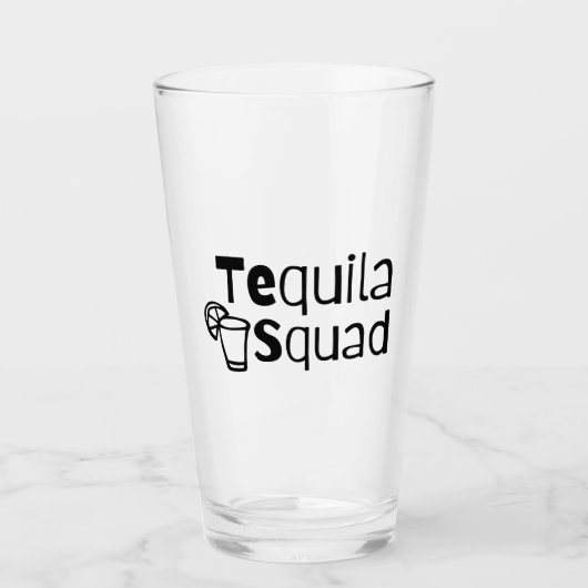 Tequila Squad Glas (Voorkant)