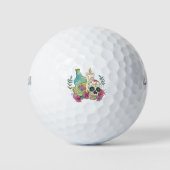 Tequila Sugar Skull Golfballen (Voorkant)