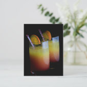 Tequila Sunrise Briefkaart (Staand voorkant)