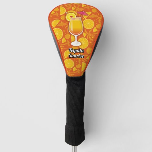 Tequila Sunrise Cocktail Golfheadcover (Voorkant)