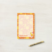 Tequila Sunrise Cocktail Post-it® Notes (Op bureau)