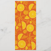 Téquila Sunrise Cocktail Recette Invitation (Dos)