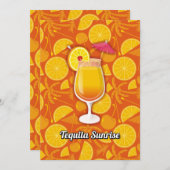 Tequila Sunrise Kaart (Voorkant / Achterkant)