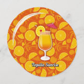 Tequila Sunrise Kaart (Voorkant / Achterkant)