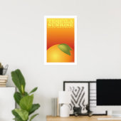 Tequila Sunrise (klein Poster) Poster (Thuiskantoor)