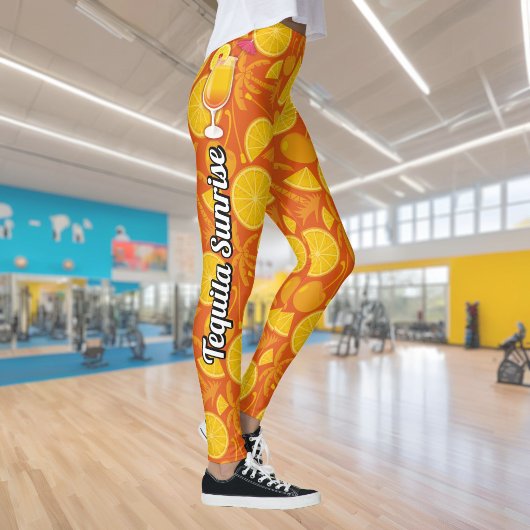 Tequila sunrise leggings