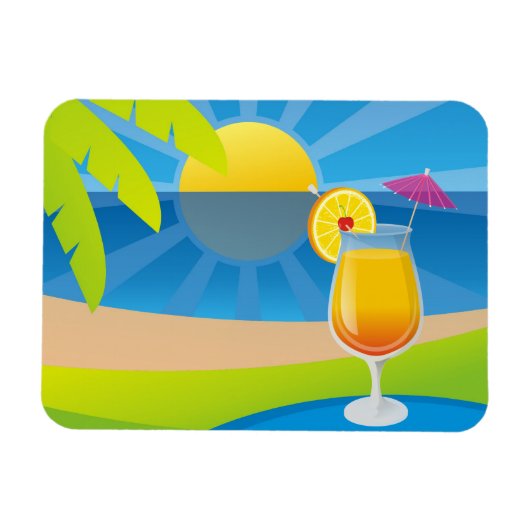 Tequila Sunrise Magneet (Horizontaal)