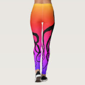 Tequila Sunrise Octopus - Leggings (Dos)