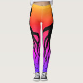Tequila Sunrise Octopus - Leggings (Devant)