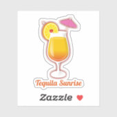 Tequila Sunrise Sticker (Vel)