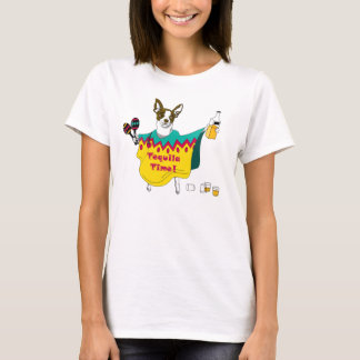 Tequila Time." Chihuahua T-Shirt