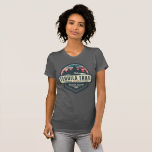Tequila Trail T-shirt Funny Boire l'Humour