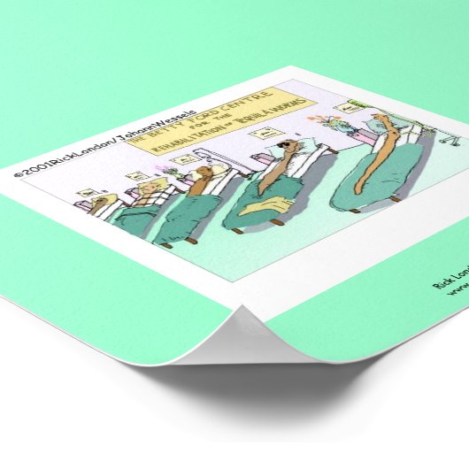 Tequila Worm Rehab Drôle Poster (Coin)