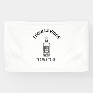 Tequila ziet de weg spandoek