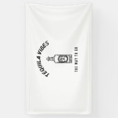 Tequila ziet de weg spandoek (Verticaal)