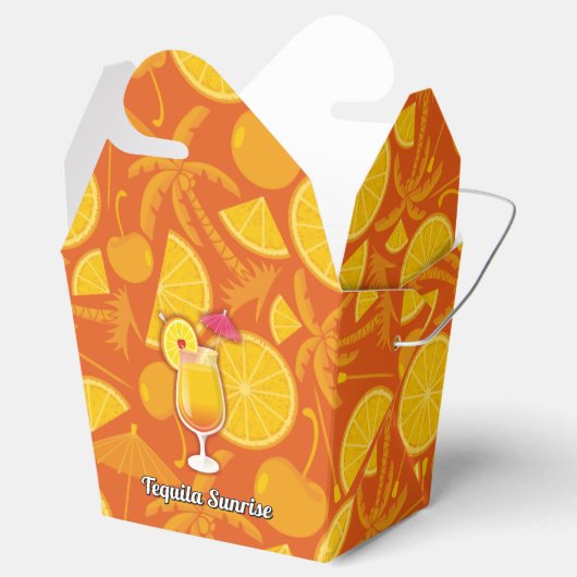 Tequila-zonsopgang Bedankdoosjes (Geopend)