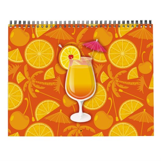Tequila-zonsopgang Kalender (Achterkant)