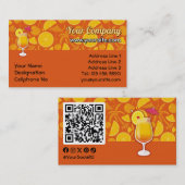 Tequila-zonsopgang Visitekaartje (Voorkant / Achterkant)