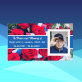 Ter ere van Veteran Memory Kaart Contactkaartje
