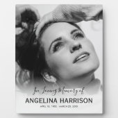 Ter Herinnering | Herdenkingsfoto Fotoplaat (Voorkant)