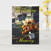 Ter Herinnering Kaart (Gele Bloem)