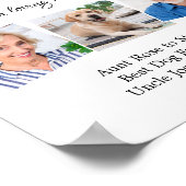 Ter liefdevolle herinnering 3 Foto-herdenkingsbrui Poster (Hoek)