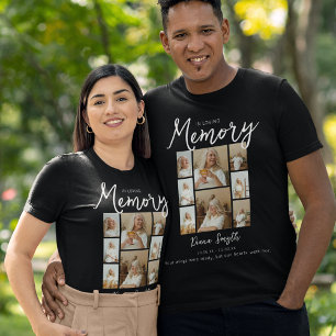 Ter liefdevolle herinnering 8 Foto collage herde T-shirt