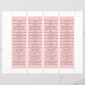 Ter liefdevolle herinnering Foto-herdenkingsbladwi (Achterkant)