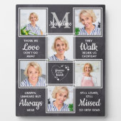 Ter liefdevolle herinnering Herdenking 6 Foto Herd Fotoplaat (Voorkant)