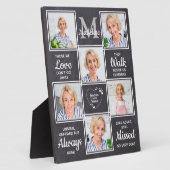 Ter liefdevolle herinnering Herdenking 6 Foto Herd Fotoplaat (Zijkant)