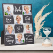 Ter liefdevolle herinnering Herdenking 6 Foto Herd Fotoplaat (Zijkant)