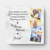 Ter liefdevolle herinnering Persoonlijk gedenkteke Fotoplaat (Voorkant)