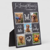 Ter liefdevolle herinnering Persoonlijk huisdier f Fotoplaat (Zijkant)