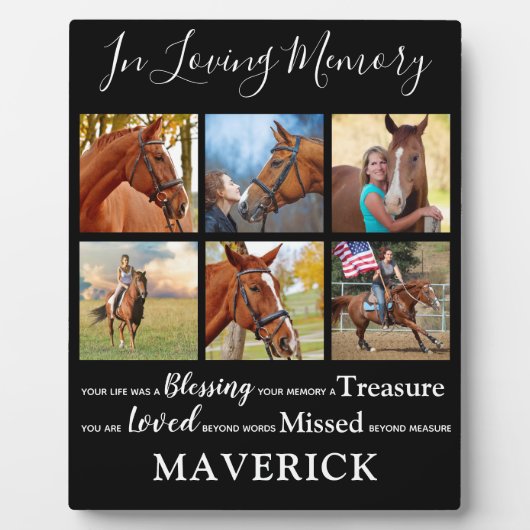 Ter liefdevolle herinnering Persoonlijk huisdier-h Fotoplaat (Voorkant)