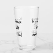 Ter Mijn Verdediging Werd Ik Zonder Toezicht Gelat Glas (Links)