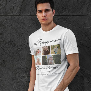 Ter nagedachtenis   5 foto collage   Herdenking T-shirt