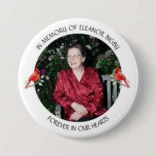 Ter nagedachtenis aan Aandenken voor Kardinaal-h Ronde Button 7,6 Cm