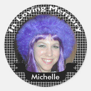 Ter nagedachtenis aan Black Weave foto Stickers