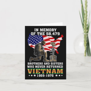 Ter nagedachtenis aan de 58479 Vietnam-veteraan St Kaart